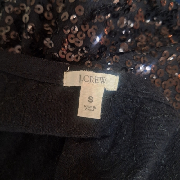 J. Crew Drapey sequin tank top SZ S - Picture 5 of 7